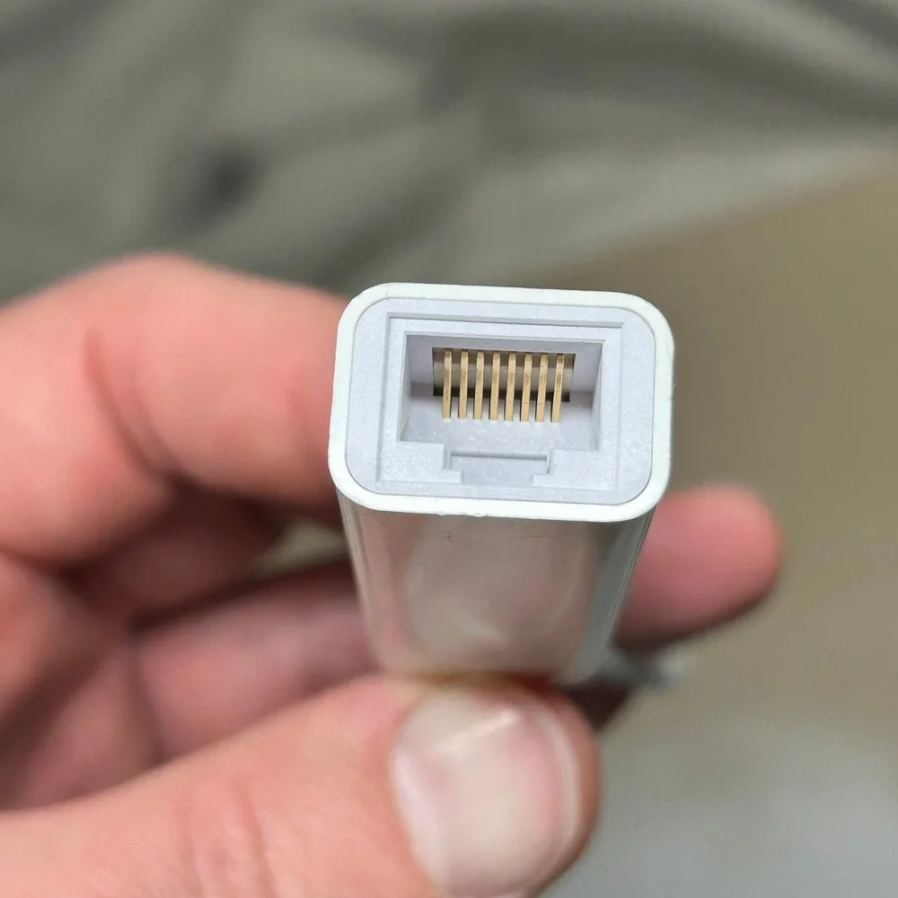Apple USB to Ethernet Adapter A1277 EMC 2147 White MC704LL/A